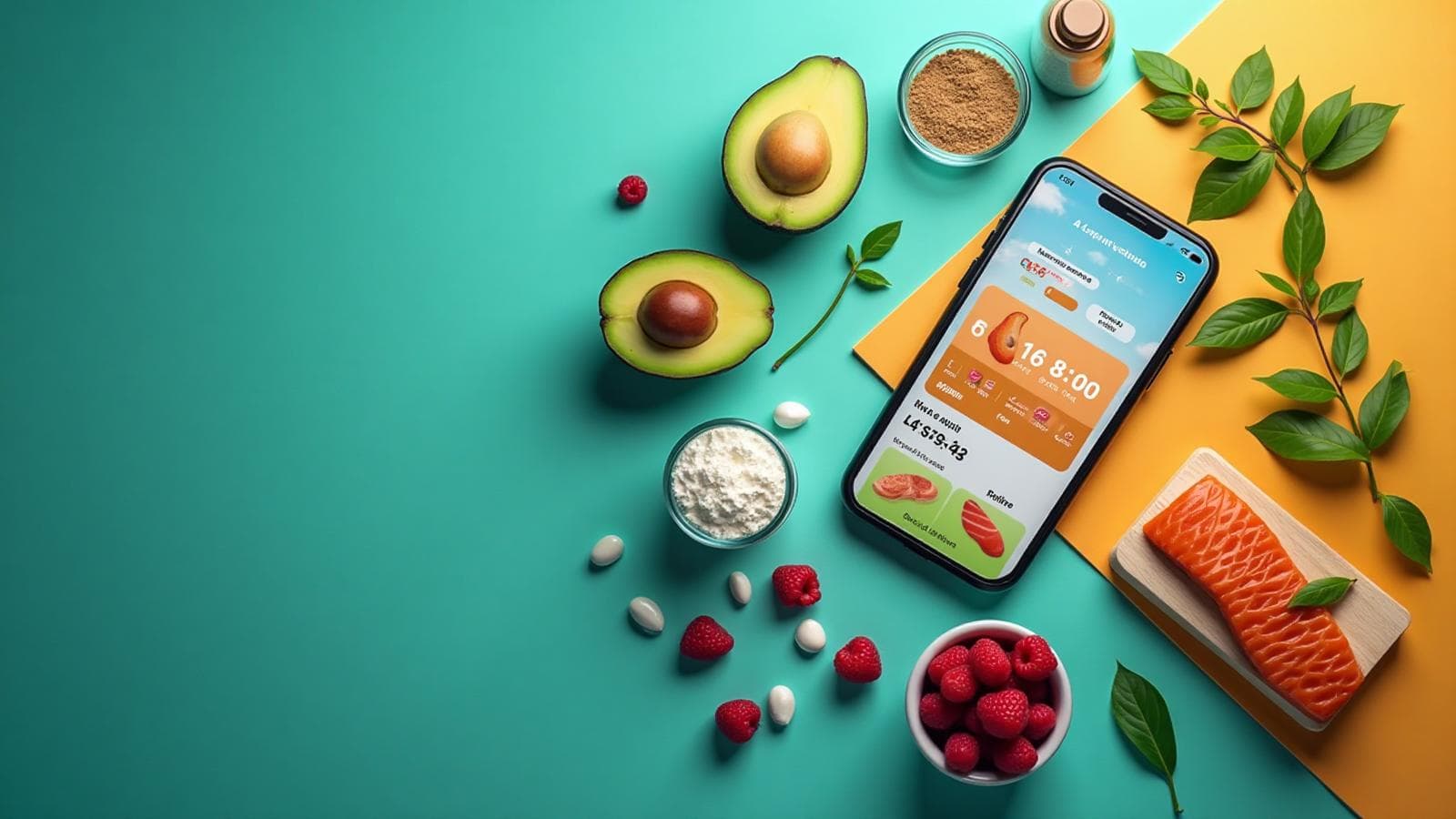 NutriAIMate app interface showing AI-powered fitness and nutrition features